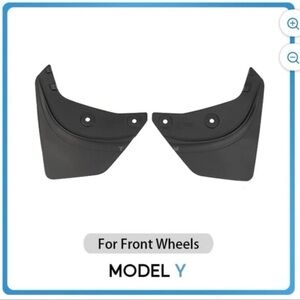 TESLA 1628005-00-A Model Y Mud Flaps $40 NIP No Clips/Attachment Tools Included